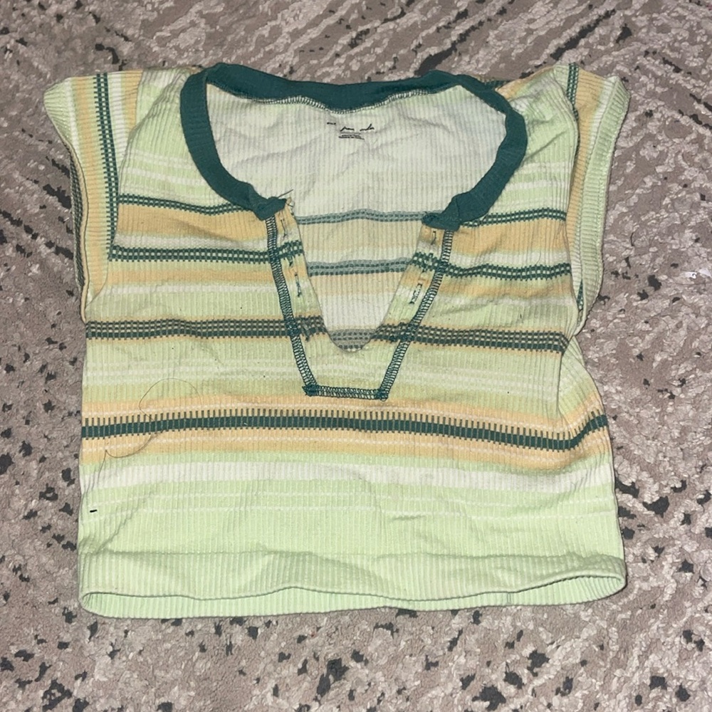 Go for gold crop top